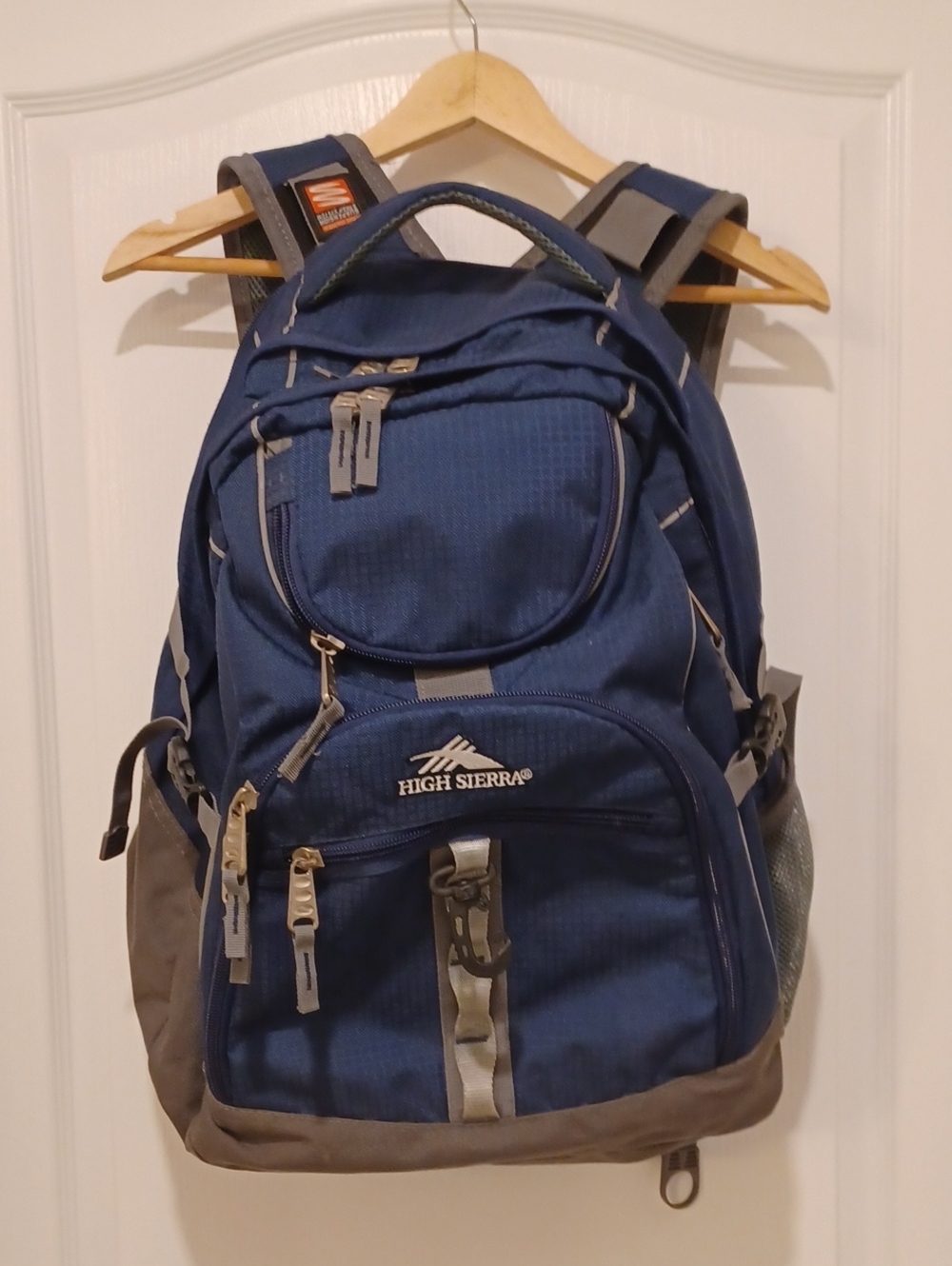 High Sierra Navy and Gray Backpack